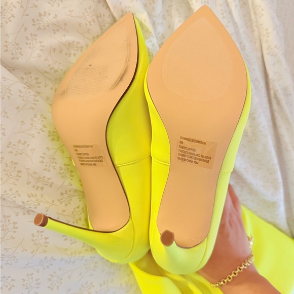 Steve Madden Bright Green Over the Knee Boots - Picture 3 of 3